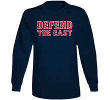 Load image into Gallery viewer, Defend The East Boston Baseball Fan Distressed T Shirt - image_d6e96a83-8d4a-41ce-9942-32ed35d332ce