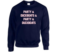 Load image into Gallery viewer, Party And Duck Boats And Party New England Football Fan T Shirt - image_d7032c01-0757-43b2-9430-0fe15abb406a