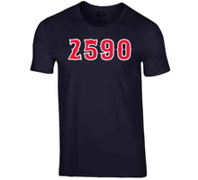 Load image into Gallery viewer, Roger Clemens 2590 Strikeouts Hall of Fame Boston Baseball Fan T Shirt - image_d7f5d060-db6e-4af1-86c1-fa2f5009f86d