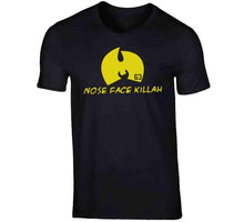 Load image into Gallery viewer, Brad Marchand Nose Face Killah Boston Hockey T Shirt - image_d9e59bfc-811b-4285-8ecf-e471248a68f5