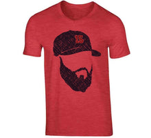 Load image into Gallery viewer, Dustin Pedroia Head Silhouette Boston Baseball Distressed T Shirt - image_db782d5e-7d0e-46e9-acc6-08d379df11ca