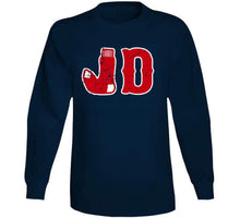 Load image into Gallery viewer, JD Martinez JD Socks Boston Baseball Fan Distressed T Shirt - image_db7c8c63-cb60-4bf1-90cd-126e328887af