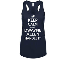 Load image into Gallery viewer, Dwayne Allen Keep Calm New England Football Fan T Shirt - image_dbeae853-64fa-4eff-aca7-ec5e4816b9fc