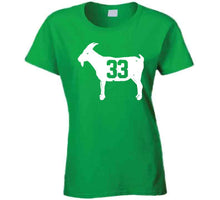 Load image into Gallery viewer, Larry Legend Bird Goat 33 Distressed Boston Basketball T Shirt - image_ddf602f1-b701-4959-8052-ede6d2bb4c46