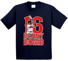 Load image into Gallery viewer, Andrew Benintendi Benny Bomb Boston Baseball Fan T Shirt - image_deef0774-02bc-4082-bea1-85f552c27b2f