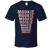 Load image into Gallery viewer, Mookie Betts Name Repeat Boston Baseball Fan T Shirt - image_deff64c6-5806-41c7-b89c-11368c00dbb1