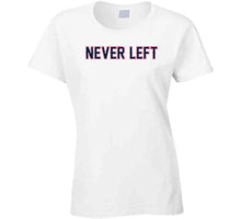 Load image into Gallery viewer, Champs Never Left New England Football Fan T Shirt - image_dfdd6070-18b5-4fd1-afc7-8433d52bfe84