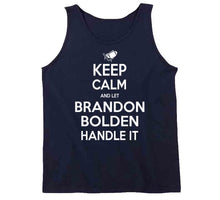 Load image into Gallery viewer, Brandon Bolden Keep Calm New England Football Fan T Shirt - image_dfeef711-7b2d-47f4-9f1e-913b524415d7