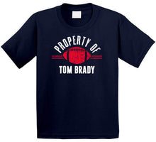 Load image into Gallery viewer, New England Property Of Tom Brady Football Fan T Shirt - image_e03c926a-4a2e-4e67-a871-475dac852c9f