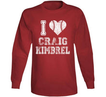 Load image into Gallery viewer, Craig Kimbrel I Heart Boston Baseball Fan T Shirt - image_e0cd7aa3-ca4e-4885-a550-8993a2564532