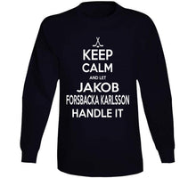 Load image into Gallery viewer, Jakob Forsbacka Karlsson Keep Calm Boston Hockey Fan T Shirt - image_e2daaffe-c851-4194-aed3-3e60fd4f47ae