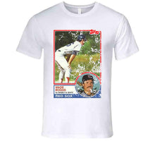 Load image into Gallery viewer, Retro Topps Wade Boggs Rookie Card Baseball Fan T Shirt - image_e329d450-5e44-40dc-81b6-b0a38e6e954e