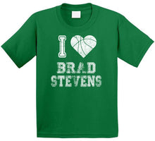 Load image into Gallery viewer, Brad Stevens I Heart Boston Basketball Fan T Shirt - image_e3b9f723-8ebe-406f-a391-8d222b1f08a3