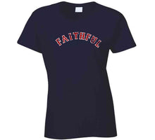 Load image into Gallery viewer, Boston Faithful Baseball Fan Distressed Navy V2 T Shirt - image_e3dc2638-0c86-447b-9065-77296d662b0c