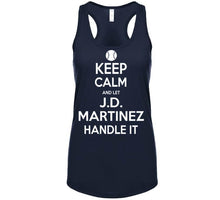 Load image into Gallery viewer, JD Martinez Keep Calm Boston Baseball Fan T Shirt - image_e3e3bd69-4fb8-40d0-98c1-027bcd23e6dd