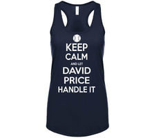 Load image into Gallery viewer, David Price Keep Calm Boston Baseball Fan T Shirt - image_e4c00101-9ff8-4355-a95e-381864847cdb