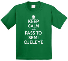 Load image into Gallery viewer, Semi Ojeleye Keep Calm Boston Basketball Fan T Shirt - image_e5efcdbf-3007-451a-b689-e5bee1ea6911