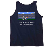 Load image into Gallery viewer, Julian Edelman Tecmo Bowl Touchdown New England Football Fan T Shirt - image_e6214cdf-381a-459c-924d-2ed521d8ab90