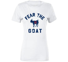 Load image into Gallery viewer, Fear The Goat Tom Brady New England Football Fan Distressed T Shirt - image_e6600f54-1d44-45a6-9932-781b71aadd41
