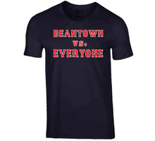 Load image into Gallery viewer, Beantown VS Everyone Boston Baseball Fan T Shirt - image_e73154b5-e88b-47b4-96cc-fe2275b6a337