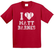 Load image into Gallery viewer, Matt Barnes I Heart Boston Baseball Fan T Shirt - image_e85bddfb-34bc-4ea1-be65-9e0737caf876