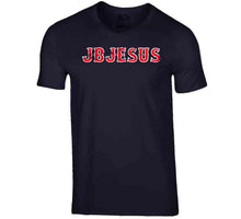 Load image into Gallery viewer, Jackie Bradley Jr Jbjesus Distressed Boston Baseball Fan T Shirt - image_e88c8fd4-d1f2-47cb-a3c0-7d9dcf6bbb86