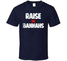 Load image into Gallery viewer, Raise The Bannahs Distressed New England Football Fan T Shirt - image_e8932423-5e57-41d2-870d-aa876f155aae