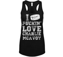 Load image into Gallery viewer, Charlie McAvoy I Love Boston Hockey Fan T Shirt - image_e8e98230-21a5-41df-856d-9a300cd5520f