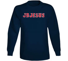 Load image into Gallery viewer, Jackie Bradley Jr Jbjesus Distressed Boston Baseball Fan T Shirt - image_e9add35c-ea9e-47a5-897a-c03c355a98f1