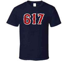 Load image into Gallery viewer, Boston Champs 617 Area Code Boston Baseball Fan T Shirt - image_ea3898bf-cc17-47e9-9dcb-068b65eaafa1