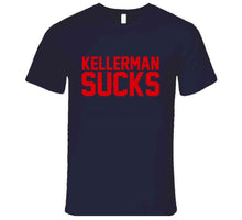 Load image into Gallery viewer, Max Kellerman Sucks New England Football Fan T Shirt - image_eab1baaf-25af-4f9c-83a9-c51a3a307745