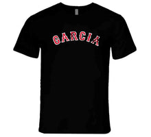 Load image into Gallery viewer, Boston Faithful Garcia Baseball Fan Distressed T Shirt - image_eb3fa003-cbaa-46c9-a4b6-d1051d35e24c