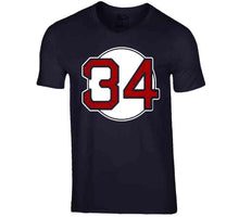 Load image into Gallery viewer, David Ortiz Big Papi 34ever Boston Baseball T Shirt - image_eb53b205-bbe3-4aa3-8cd1-2fffa96edd32