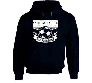 Andrew Farrell For President New England Soccer T Shirt - image_eb55d210-a3f4-4a53-8bfb-7d97c9a4fa81