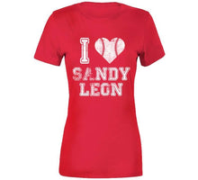 Load image into Gallery viewer, Sandy Leon I Heart Boston Baseball Fan T Shirt - image_ecbbffcf-f9a5-4130-a7e5-33ce6652562a