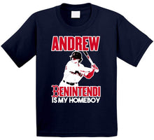 Load image into Gallery viewer, Andrew Benintendi Is My Homeboy Boston Baseball Fan T Shirt - image_ece555f9-91e9-4aa5-95c8-338648f5194f