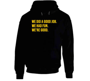 Brad Marchand We're Good Boston Hockey Fan v2 T Shirt - image_edb70503-645a-48d3-9126-182efbba612e