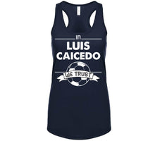 Load image into Gallery viewer, Luis Caicedo We Trust New England Soccer T Shirt - image_ee19cd14-ac07-4a7a-a370-b80a0da9032a