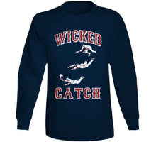 Load image into Gallery viewer, Andrew Benintendi Wicked Catch Boston Baseball Fan T Shirt - image_ef62ac10-65fd-4b3d-a8f6-cedd0e0514b6