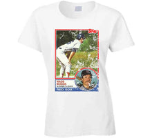 Load image into Gallery viewer, Retro Topps Wade Boggs Rookie Card Baseball Fan T Shirt - image_ef81ad15-8cf5-412b-934c-067b3046bd02