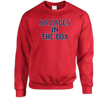 Load image into Gallery viewer, Savages In The Box Boston Baseball Fan V2 T Shirt - image_efcb1f94-b3da-4aba-a26b-ac0240ce0d8b