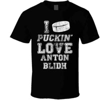 Load image into Gallery viewer, Anton Blidh I Love Boston Hockey Fan T Shirt - image_f01efb55-2686-4091-8b04-af749d4b14df