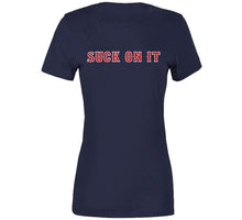 Load image into Gallery viewer, Alex Cora Suck On It New York Boston Baseball Fan T Shirt - image_f05d34b3-d3fa-4713-9627-ad96be5102ea