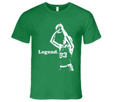 Load image into Gallery viewer, Larry Bird Silhouette Legend Boston Basketball Fan V2 T Shirt - image_f254d99e-8dd1-45ac-b922-6a6caea37782