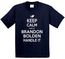 Load image into Gallery viewer, Brandon Bolden Keep Calm New England Football Fan T Shirt - image_f28e6378-d2b5-4296-b841-819d6bafc63f