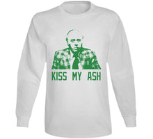 Load image into Gallery viewer, Red Auerbach Kiss My Ash Legendary Basketball Coach T Shirt - image_f2fe4a0a-c229-46b2-9a85-7dfefd517d92