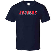 Load image into Gallery viewer, Jackie Bradley Jr Jbjesus Distressed Boston Baseball Fan T Shirt - image_f34d6212-d713-41da-b7dd-87c2d41acb40