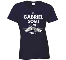 Load image into Gallery viewer, Gabriel Somi We Trust New England Soccer T Shirt - image_f3623d1c-36c3-47d3-92c4-ecd063c13efe