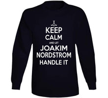 Load image into Gallery viewer, Joakim Nordstrom Keep Calm Boston Hockey Fan T Shirt - image_f5282e13-4441-4cda-b363-941af512d497