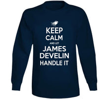 Load image into Gallery viewer, James Develin Keep Calm New England Football Fan T Shirt - image_f5a906b2-6181-4bcd-95df-bdb74ac3630b